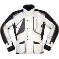 Modeka Aeris, Textiljacke - Hellgrau/Schwarz - 10XL