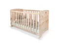 Moebel-Eins Babybett ALPENKIND Babybett 70x140 cm, Material Massivholz, Zwischenraum der Gitterstäbe: 6 cm