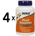 4 x NOW Foods Plant Enzymes - 120 vcaps (149,88 EUR/kg)
