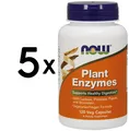 5 x NOW Foods Plant Enzymes - 120 vcaps (149,90 EUR/kg)