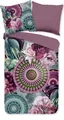 Traumschloss Satin Bettwäsche - Bandhura - Mandalas mit Blumen, mint, rosa 155 x 220 cm Mandalas und Blumen in schönen mint-und rosatönen