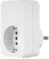 REV Steckdosenadapter Combini, weiß