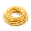 QWORK® Gummischlauch, Gummi Schleuder, Reiner Latex Bernsteinfarbener Rohr aus Naturkautschuk für Schleudern Katapult, Zuhause, Krankenhaus, Labor, 10 m, 6mm OD 4mm ID