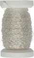 GLOREX Effektdraht versilbert 0,25 mm, 60 m Kupferkern, Draht, Silber, 10 x 8.5 x 3 cm, 1 Einheiten