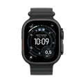 Apple Watch Ultra 3 Titan Schwarz Ocean Armband Schwarz