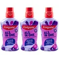 Colgate Mundspülung ALL IN ONE 3 x 500ml 0% Alkohol Zahnfleischschutz vegan