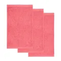 Möve Superwuschel Gästetuch 30 x 50 cm aus 100% Baumwolle, Coral 3er Set