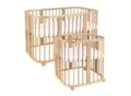 Waldin Babybett Kinderbett 7in1 mit Matratze, mitwachsendes Kinder-Bett