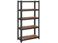 Boxxx Schwerlastregal, Braun, Schwarz, Metall, Holzwerkstoff, 30x150x75 cm, Freizeit, Heimwerken, Werkstatt, Schwerlastregale