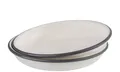APS Emaille-Teller tief Durchmesser: 220 mm 2er Set