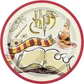 Unique Party 23935EU - Pappteller - 23 cm - Harry Potter Party - Packung mit 8 Stück