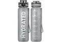 LuxusKollektion Trinkflasche Sport Trinkflasche BPA-frei 1L Auslaufsicher Camping Yoga Grau 32oz
