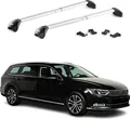 Dachträger Relingträger für VW Passat Wagon B8 2015-2025 Alu Silber 2 tlg ABE