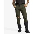 Range Pro Stretch T Zip-off Pants Herren Forest Night/Anthracite, Größe:S - Hosen > Zip-off-hosen - Grün