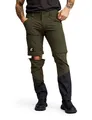 RevolutionRace RVRC GP Pro Stretch Zip-Off Pants für Herren, Wandelbare Wanderhosen für Outdoor-Aktivitäten, Forest Night/Anthracite, S