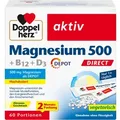 Doppelherz Magnesium 500+B12+D3 Depot Direct Pell. 60 St