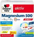Doppelherz Magnesium 500 + B12 + D3 Depot direct 60 Portionen