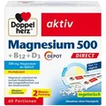 DOPPELHERZ Magnesium 500+B12+D3 Depot DIRECT Pell. 60 St