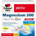 DOPPELHERZ Magnesium 500+B12+D3 Depot DIRECT Pell. 60 ST