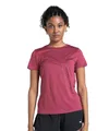 Puma Unisex W TAD Essential Heather Logo Tee T-Shirts, Port Heather,