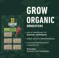 COMPO GROW ORGANIC Düngesticks - 100% natürliche Inhaltsstoffe - Langzeitwirkung