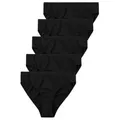 GÖTZBURG Slip GÖTZBURG Damen Slip schwarz uni 5er Pack (5-St) schwarz 42