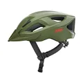 ABUS Allround-Fahrradhelm Aduro 2.1 - in sportivem Design für den Stadtverkehr, Landstraßen und Trails - für Damen und Herren - Grün Matt, Größe S
