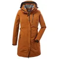 Killtec Parka KOW 165 WMN PRK Wasser- und winddichter Parka mit Teddyfleece und abnehmbarer Kapuze braun 42 EU