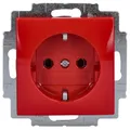 Busch-Jaeger 20 EUC-917 SCHUKO Steckdosen-Einsatz Rot Balance SI 2CKA002011A6234