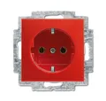 Busch-Jaeger 20 EUC-917 SCHUKO® Steckdosen-Einsatz rot RAL 3020