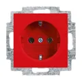 Busch-Jaeger 20EUC-917 SCHUKO Steckdosen-Einsatz Balance SI rot