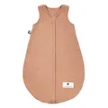 Julius Zöllner Musselin Sommerschlafsack dune, Größe 80 | aus weicher Musselin Baumwolle, sicher und schadstoffgepüft, ideal für warme Sommernächte