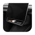 Spigen Tesla Model Y 2025 2026 Juniper 3 Highland 2024 2025 2026, Aufbewahrungsbox unter dem Bildschirm, Tablet Organizer Box Tablet Halterung für Tesla Model Y Juniper 2026 und 3 Highland 2026