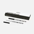 2x MONTBLANC Kugelschreiber Mine Metall Stärke F Fein Mystery Black Schwarz neu