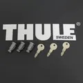 Thule 3x Ersatzschlüssel +Schloß Stahl N035 für Dachträger Boxen Fahrradträger
