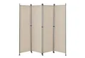 pro.tec Paravent, »Modica« Trennwand Outdoor Sichtschutz 170x215cm Sandfarben