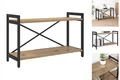 Bücherregal Eiche Handwerklich 80x30x48,5 Cm Spanplatte