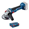 Bosch Professional 18V System Akku Winkelschleifer GWS 18V-10 (Scheiben-Ø: 125mm, inkl. Schnellspannmutter, Schutzhaube, Aufnahmeflansch, Einlage, L-BOXX, ohne Akku/ Ladegerät)