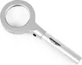 Handlupe mit 55mm Durchmesser und integriertem LED-Leuchtring