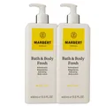 Marbert Bath & Body Fresh 2 x 400 ml Refreshing Fresh Bodylotion alle Hauttypen