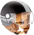 Römer Helmets Motorradhelm Fight, Matt Schwarz/Silber, Größe S