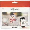 Mini kit de bricolage porte lutin bonhomme de neige 1 pièce creotime'