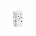 Wesco Wäschebox Single Weiß matt, Wäschesammler, Stahlblech, 32 L, 8011801
