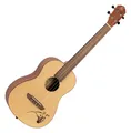 Spitzen Ortega Bariton-Ukulele mit Sapele-Korpus & Lasergravur auf Fichtendecke