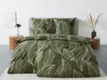 OTTO products Bettwäsche Jonna in Gr. 135x200 oder 155x220 cm, Renforcé, 2 teilig, Bettwäsche aus Bio-Baumwolle, Bettwäsche mit natürlichem Design, grün