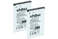 vhbw Akku passend für Mobistel EL600, EL600 Dual Mobilfunk (600 mAh, 3,7 V, Smartphone-Akku Akku Li-Ion 600 mAh (3,7 V, 2 St), Leistungsfähige Austausch-Akkus für Telefon, Smartphone