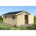 Lasita Garage Yarik 380 cm x 540 cm Natur/Unbehandelt