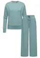 Ragwear Sweater Set Delje (Set, 2-tlg., 2er-Pack) Damen Set aus weiter Hose und Pullover, ocean