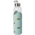 infinite GEDA LABELS Unisex Jugend Trinkflasche 500ml Glas Silikon Mint