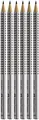 1176976 Bleistifte GRIP 2001, Härtegrad HB, Schaftfarbe silber